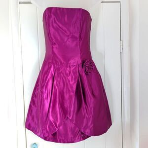 Jessica McClintock Gunne Sax Mini Dress Retro Glam Fairy Barbiecore Maximalist 3